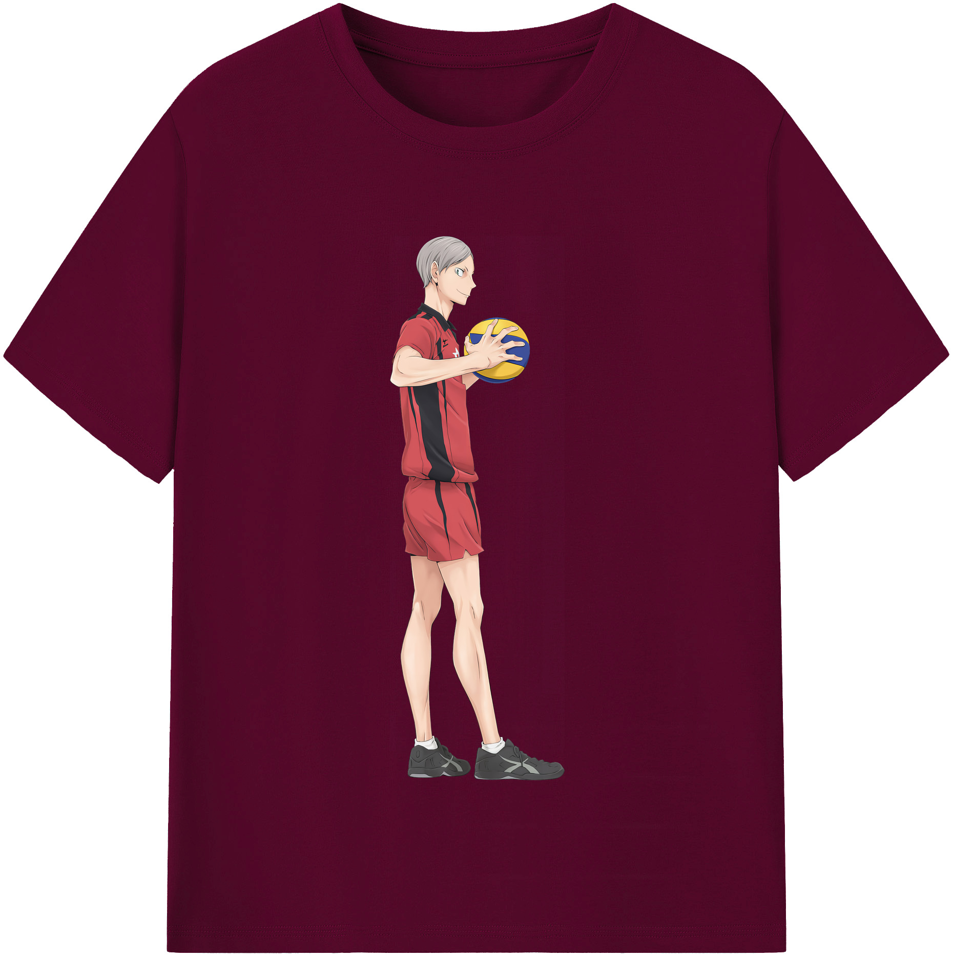 （画像用） ハイキュー!! Haikyu!! レディースカジュアルプリントTシャツ（綿100％）